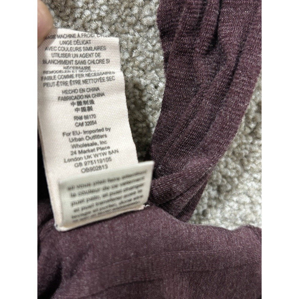 Free People We The Free In The Mix Henley Top Size S Color Magic Berry - Picture 7 of 9